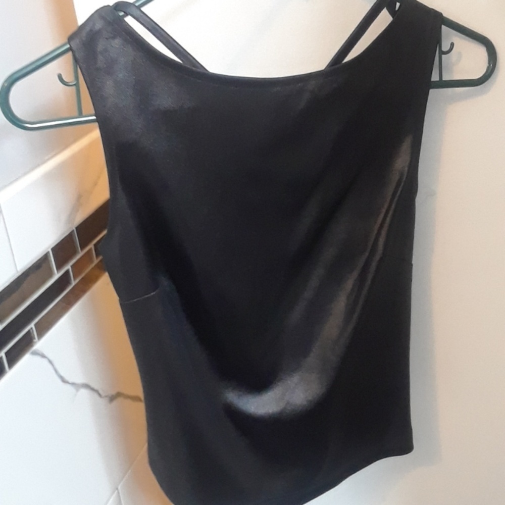 Sexy black crop top